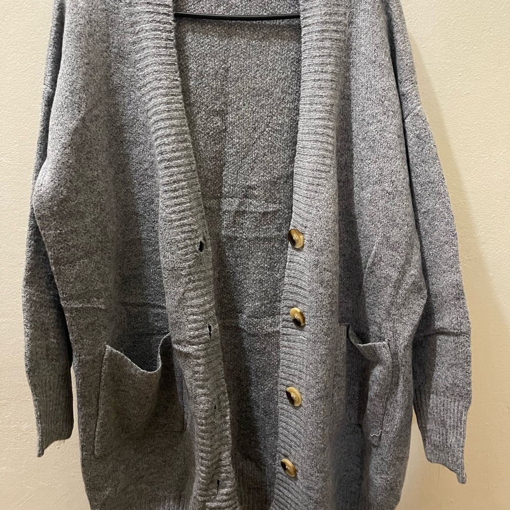 Dreamers by Debut Longline Cardigan Sweater M